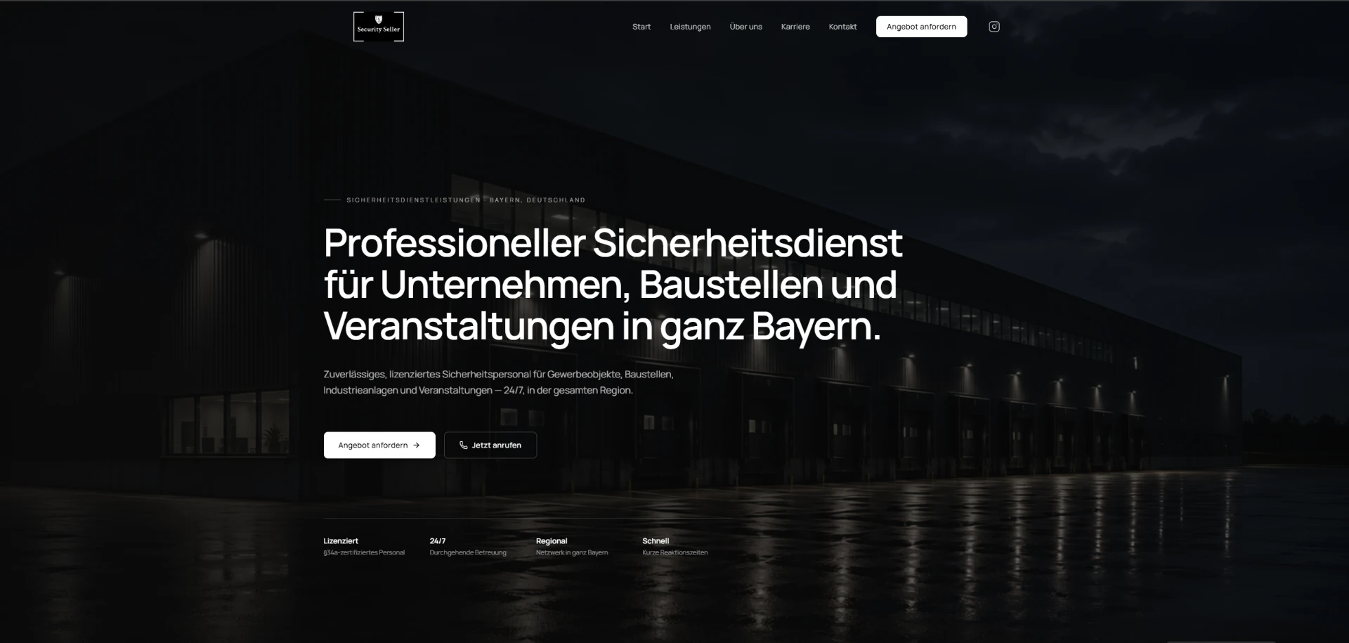 Security Seller Website